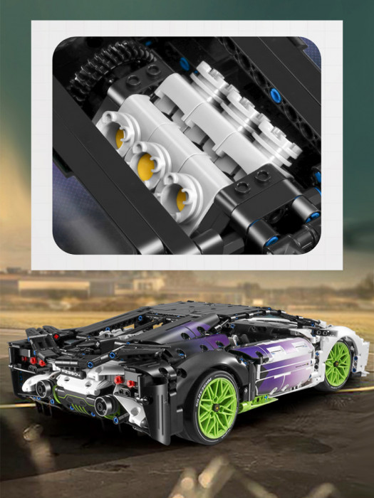 Конструктор iM.Master Спорткар Lamborghini Sian на радиоуправлении 9804-2