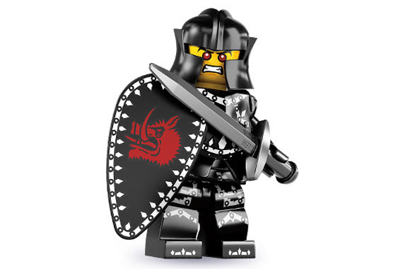 8831_16 Рыцарь тьмы - Коллекционная минифигурка Лего - серия 7 8831-16 8831-16