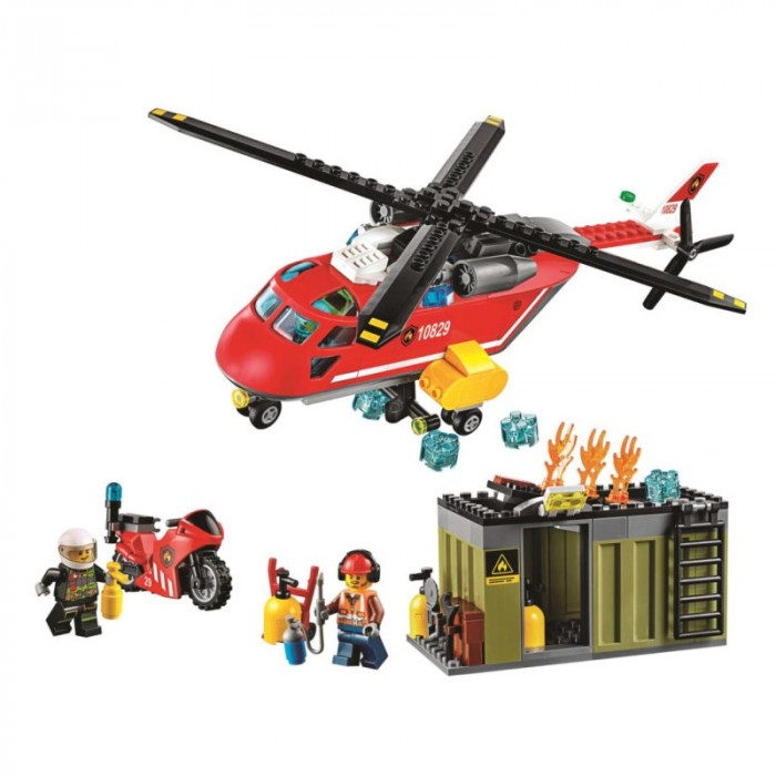 Конструктор BELA аналог Lego City 60108 Пожарная команда быстрого реагирования 10829