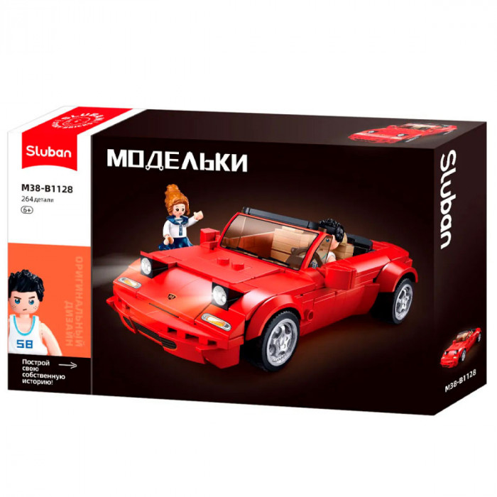 Конструктор Sluban Спорткар Mazda MX5S M38-B1128