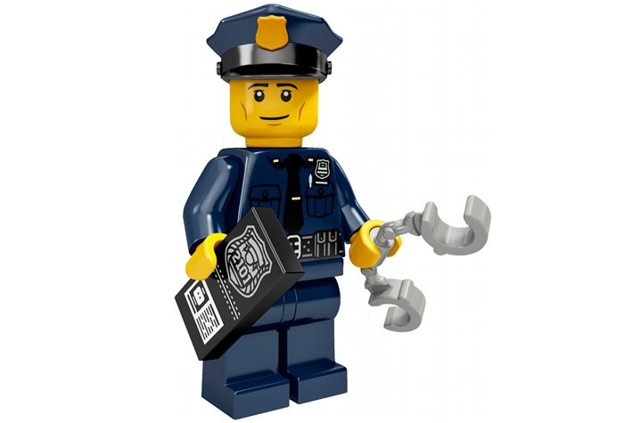 71000-06 Полицейский - Коллекционная минифигурка Лего - серия 9 71000-06 71000-06