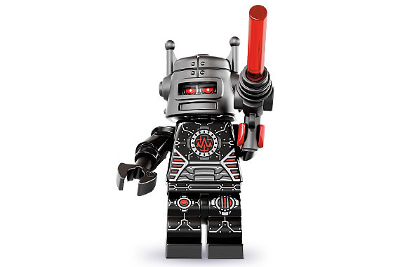 8833_01 Злой робот - Коллекционная минифигурка Лего - серия 8 8833-01 8833-01