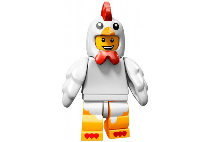 71000-07 Человек в костюме петуха - Коллекционная минифигурка Лего - серия 9 71000-07 71000-07
