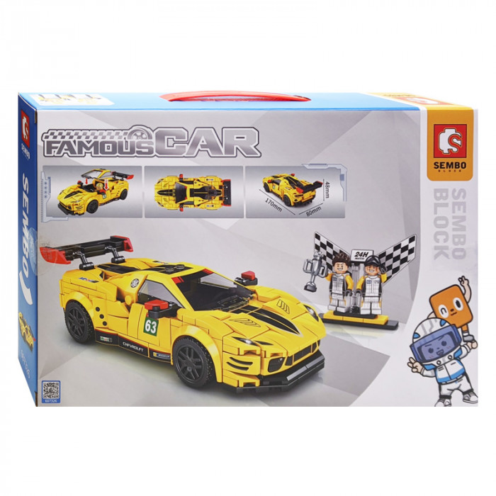 Конструктор Sembo Block Спорткар Chevrolet C8R 607326