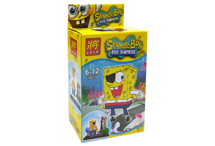Минифигурки LELE Спанч Боб (Sponge Bob) - Пират Губка Боб 78023-6