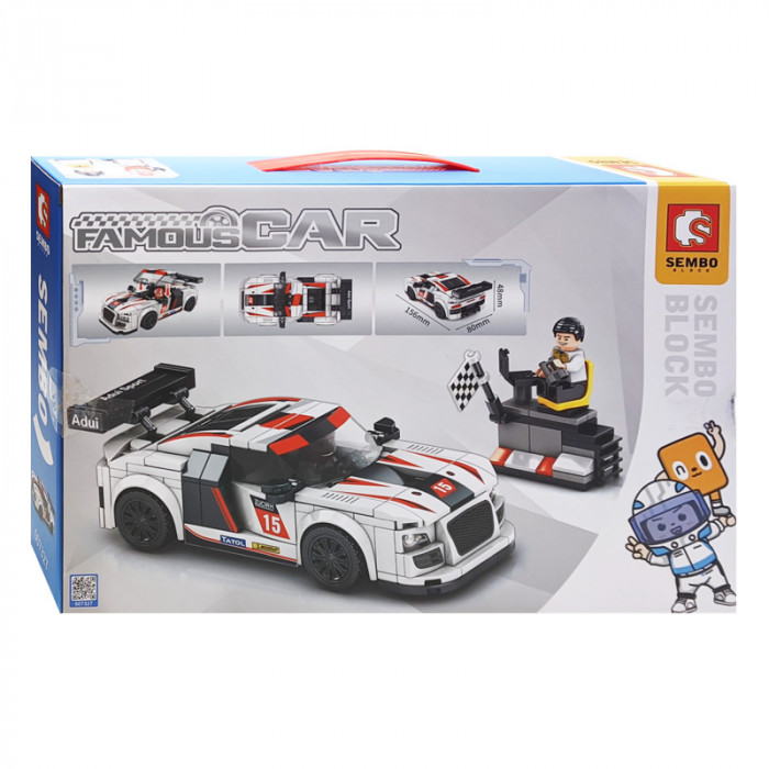 Конструктор Sembo Block Спорткар Audi R8 607327
