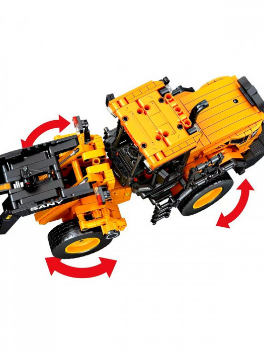 Конструктор Sembo Block Колесный погрузчик SANY SW966K 712016
