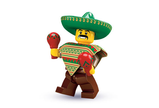 8684_01 Мексиканец - Коллекционная минифигурка Лего - серия 2 8684-01 8684-01