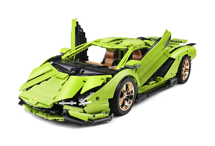 Конструктор Mould King Спорткар Lamborghini Sian FKP 37 (зелёный) Manual Version 13057