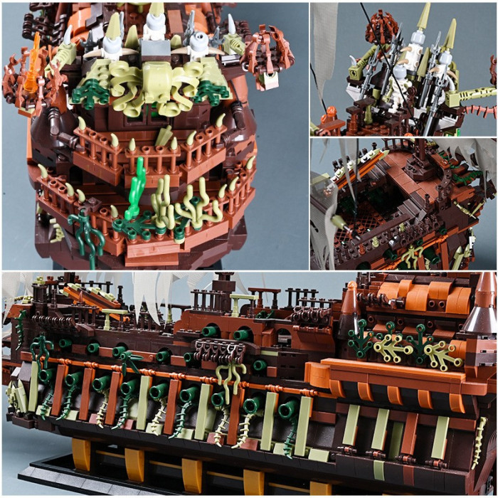 Конструктор Mould King Летучий Голландец Дейви Джонса 13138