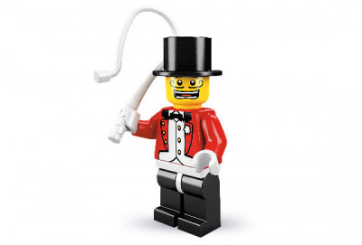 8684_03 Директор цирка - Коллекционная минифигурка Лего - серия 2