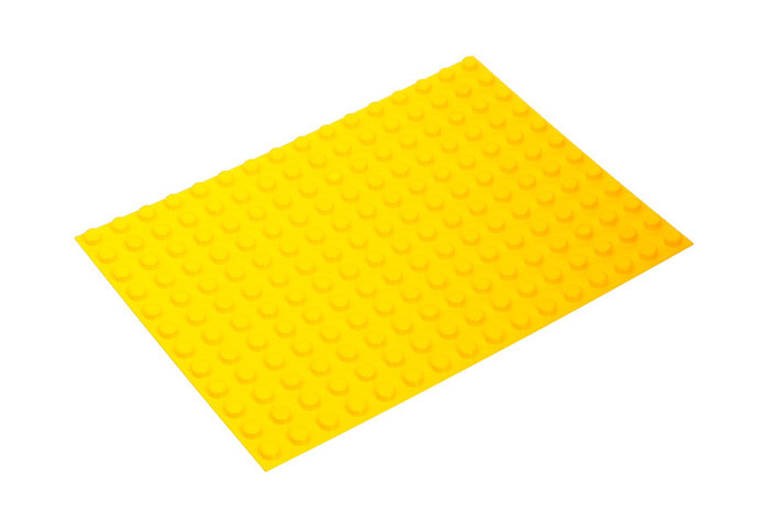 Строительная пластина для LEGO Duplo жёлтая 25.5х19 см - конструктор Kids Home Toys 4371522
