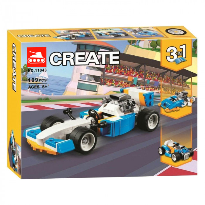 Конструктор аналог Lego Creator 31072 Экстремальные гонки 11043