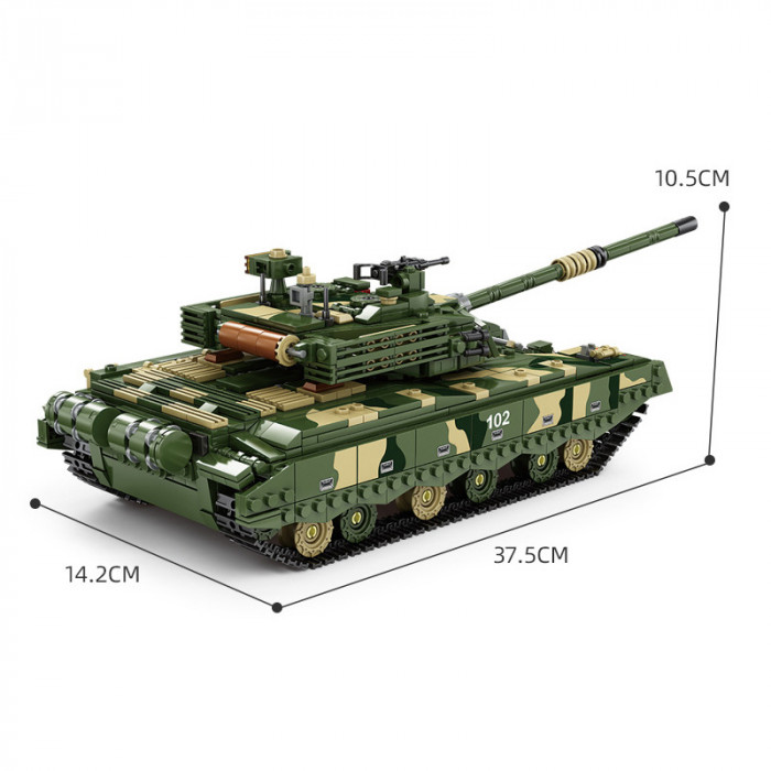 Конструктор KAZI Основной боевой танк ZTZ-99 KY10010