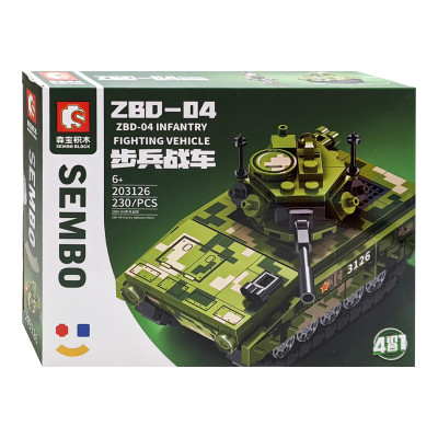 Конструктор Sembo Block Боевая машина пехоты ZBD-04