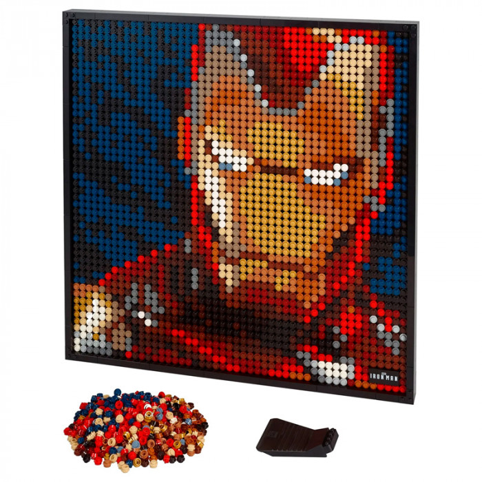 Конструктор аналог Лего Арт 31199 Картина Железный человек - Marvel Studio 6899