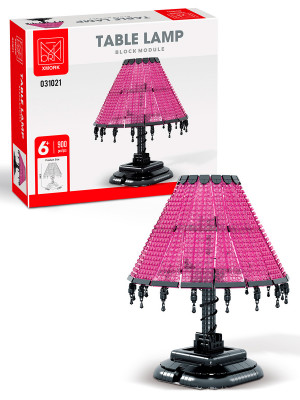Конструктор MORK Настольная лампа в стиле ретро (фиолетовая)