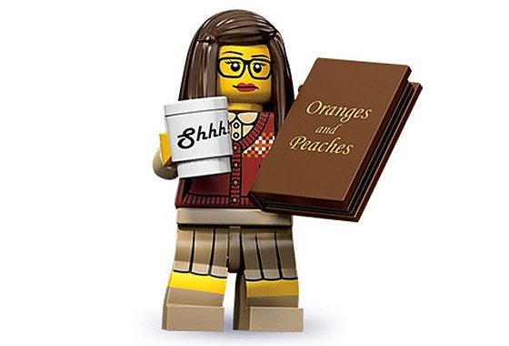71001-01 Библиотекарь - Коллекционная минифигурка Лего - серия 10 71001_01 71001_01