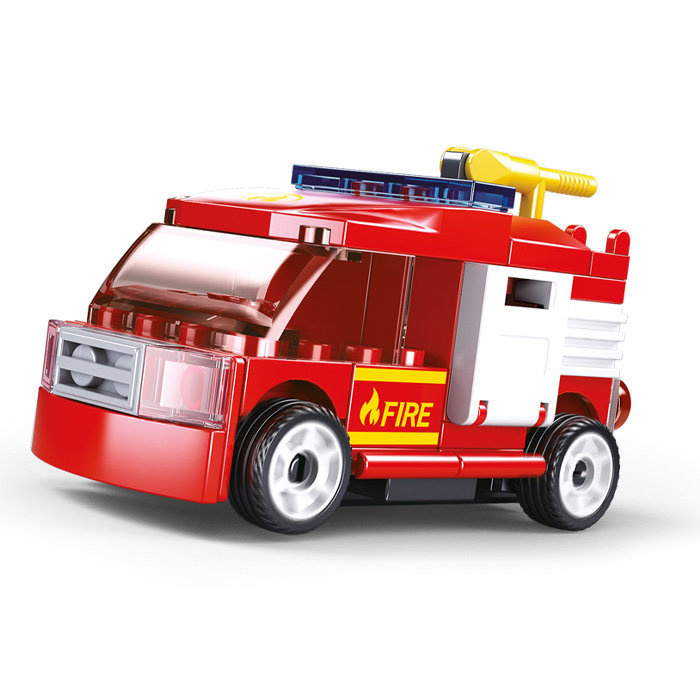 Конструктор Sluban Быстрый транспорт: пожарный автомобиль M38-B0916G