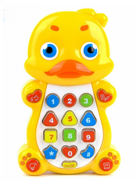 Обучающий детский смартфон Play Smart «Утёнок» с цветной проекцией, светом и звуком 7610