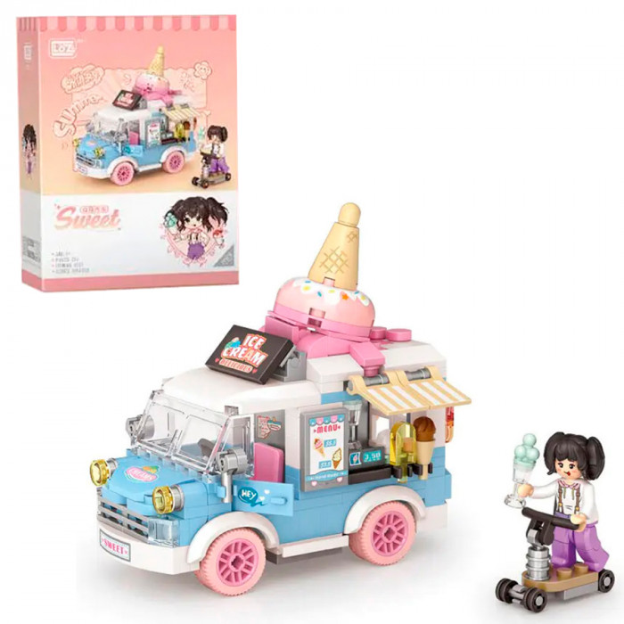 Конструктор LOZ Mini Street: Фургон с мороженым (мини детали) 4207