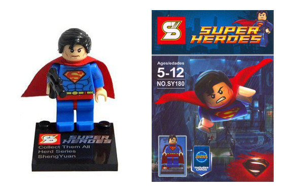 Минифигурка SY Супергерои: Супермен SY180-3