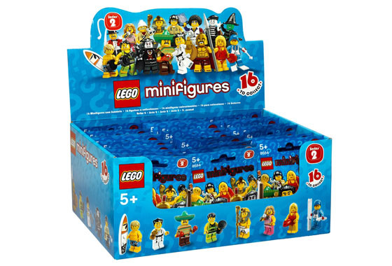 8684_BOX Запечатанная коробка с коллекционными минифигурками Лего - серия 2, 60 шт. 8684_BOX 8684_BOX