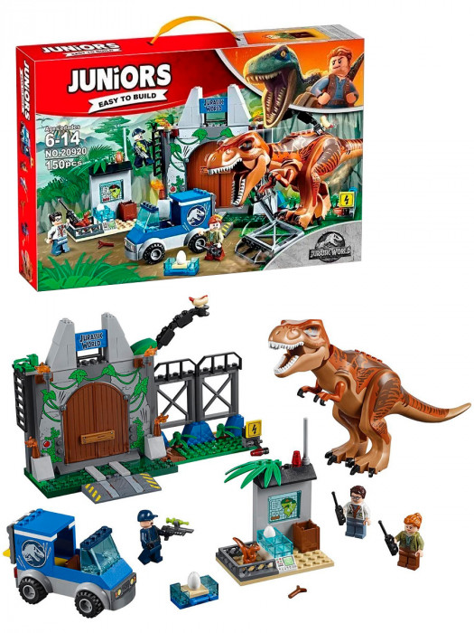 Конструктор аналог Lego Jurassic World 10758 Побег Ти-Рекса 20920