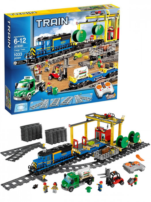 Конструктор аналог Lego City 60052 Грузовой поезд A19081