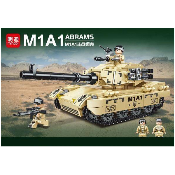 Конструктор minGDi Основной боевой танк M1A1 Abrams (2 в 1) 9008
