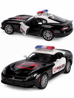 Металлическая машинка Kinsmart 1:36 «2013 SRT Viper GTS (Полиция)» инерционная