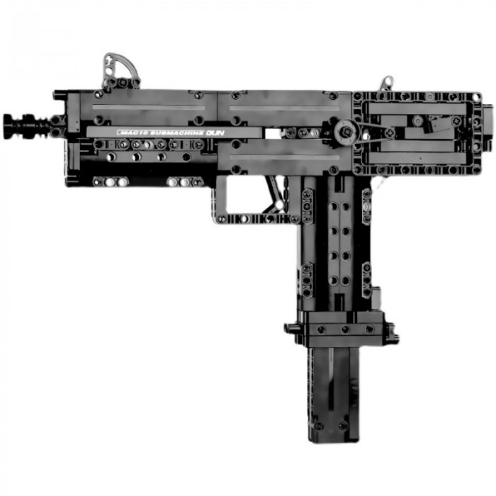 Конструктор Mould King Пистолет-пулемёт Ingram MAC-10 14012