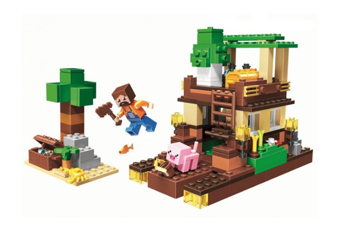 Конструктор BELA аналог Lego Minecraft Остров сокровищ 11136