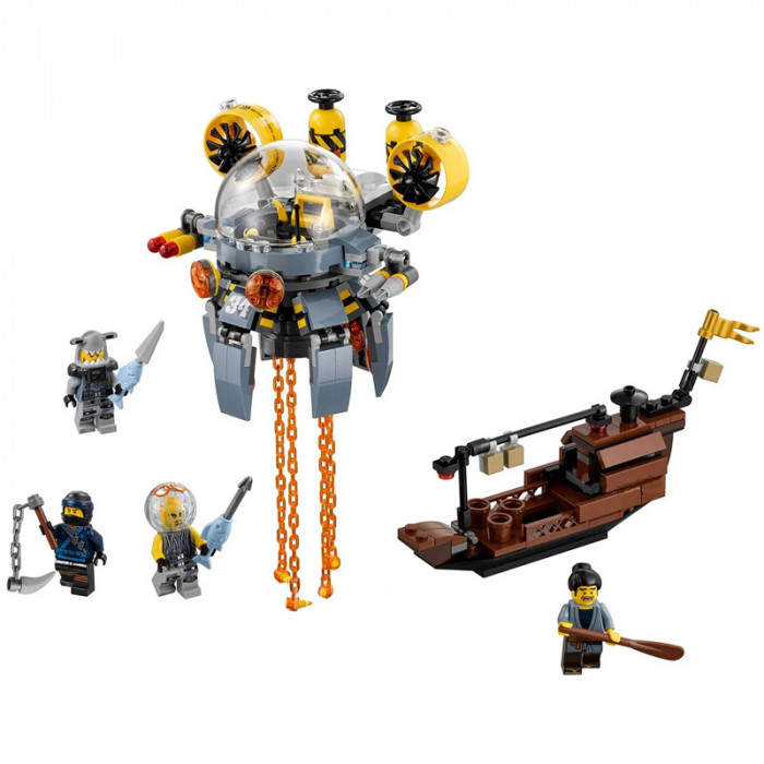 Конструктор Lepin аналог Lego Ninjago 70610 Летающая подводная лодка 06062