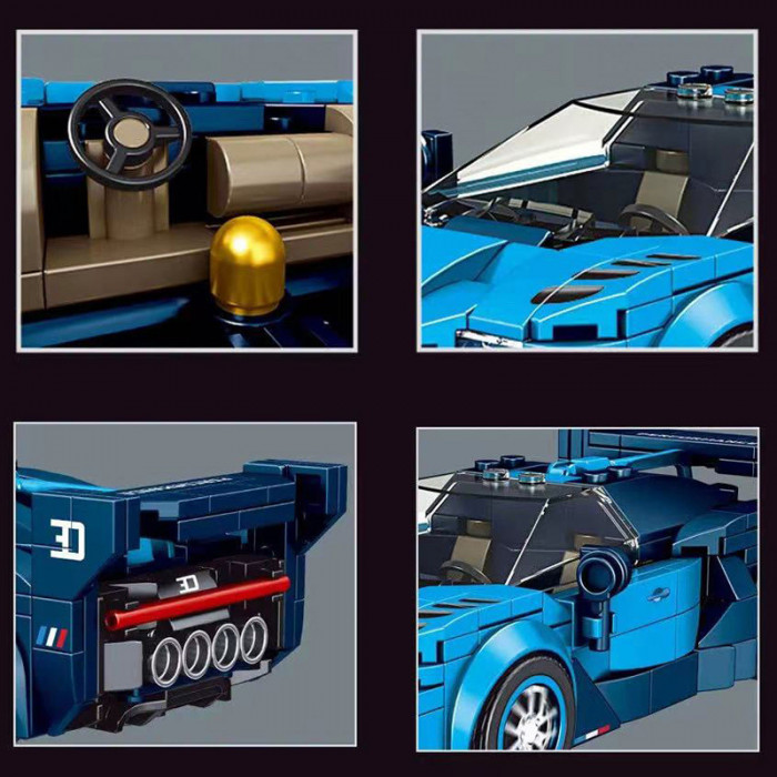 Конструктор Mould King Спорткар Bugatti Vision GT 27001