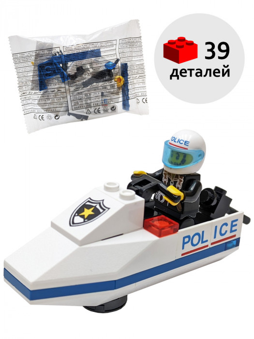 Конструктор Enlighten Brick Сити: Полицейский катер 122-2