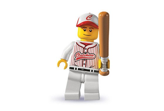 8803_07 Бейсболист - Коллекционная минифигурка Лего - серия 3 8803-07 8803-07
