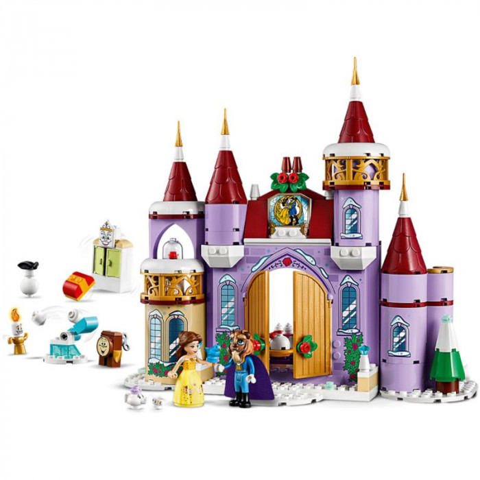Конструктор аналог Lego Disney Princess 43180 Зимний праздник в замке Белль 11646