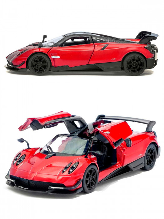 Металлическая машинка Kinsmart 1:38 «2016 Pagani Huayra BC» инерционная, красная KT5400D-4