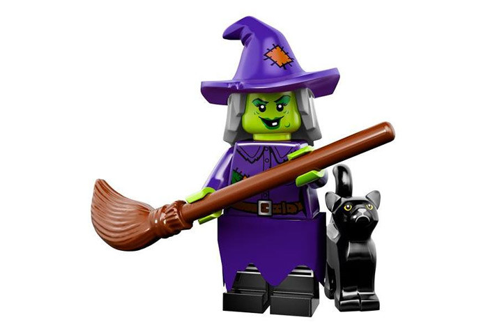 71010-04 Ведьма с кошкой - Коллекционная минифигурка Лего - серия 14 71010-04 71010-04