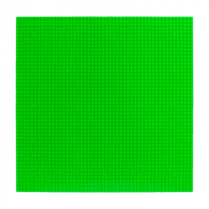 Большая строительная пластина 40х40 см светло-зелёная 8808-2