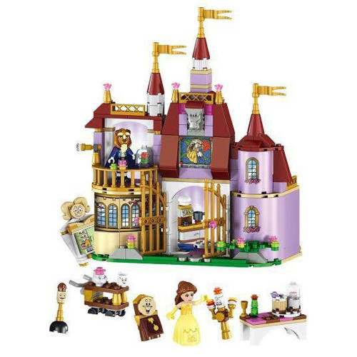 Конструктор аналог Lego Disney Princess 41067 Заколдованный замок Белль 10565