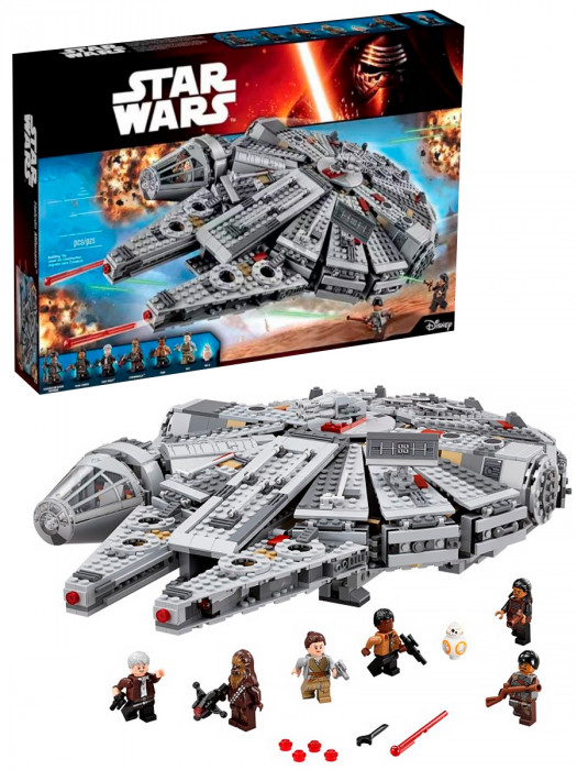 Конструктор аналог Lego Star Wars 75105 Сокол Тысячелетия 77004