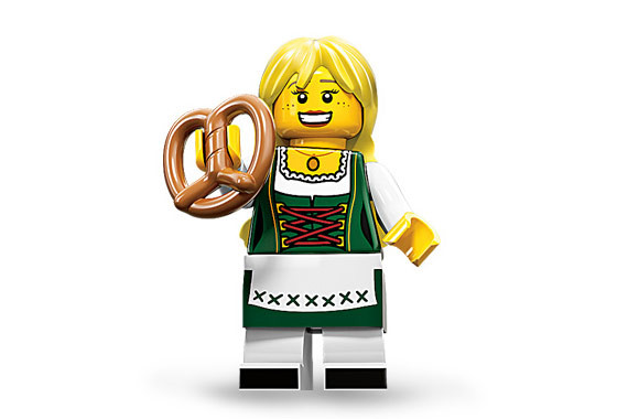 71002-03 Девушка из Баварии - Коллекционная минифигурка Лего - серия 11 71002-03 71002-03