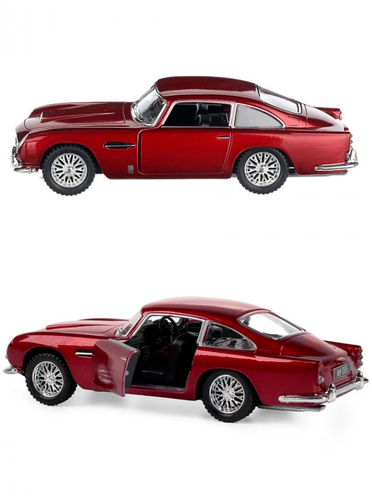 Металлическая машинка Kinsmart 1:38 «Aston Martin DB5» инерционная, красная