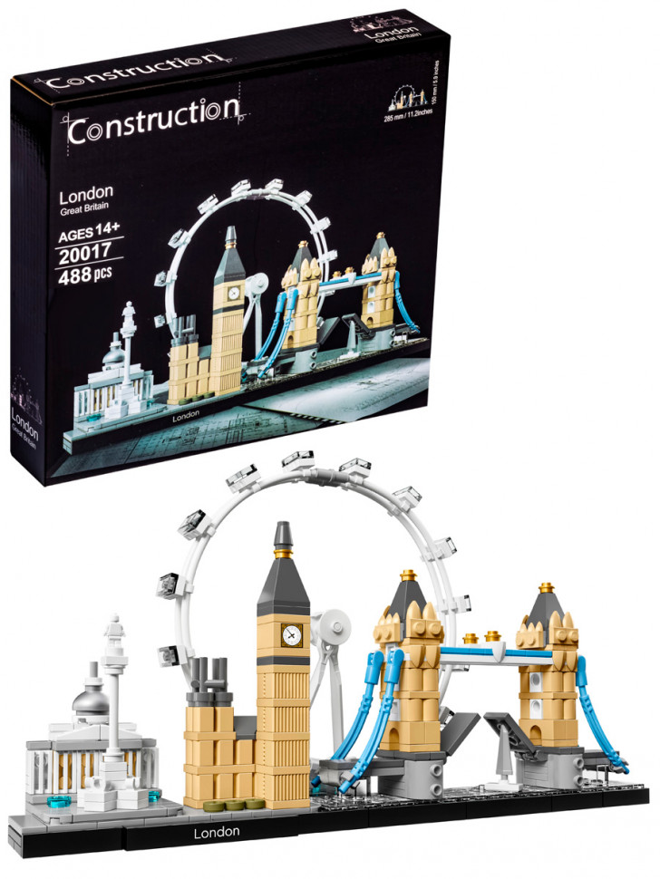 Конструктор аналог Лего Архитектура 21034: Лондон 20017 купить в  интернет-магазине i-Brick.ru