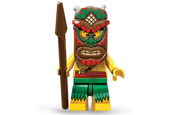71002-05 Воин с острова - Коллекционная минифигурка Лего - серия 11 71002-05 71002-05