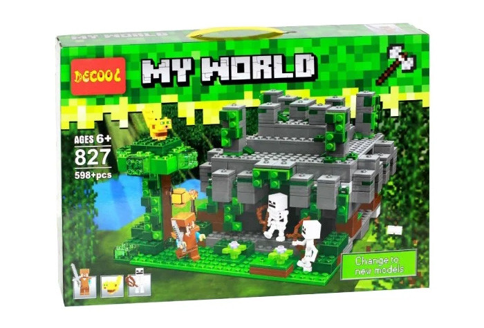 Конструктор Decool аналог LEGO 21132 Храм в джунглях 827
