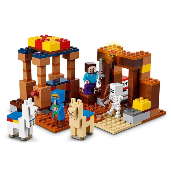 Конструктор аналог Lego Minecraft 21167 Торговый пост 11583