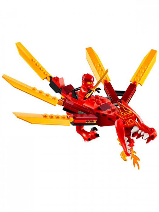 Конструктор аналог Lego Ninjago 71701 Огненный дракон Кая 11491